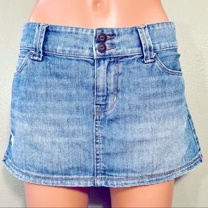 Hollister Denim Mini Skirt
